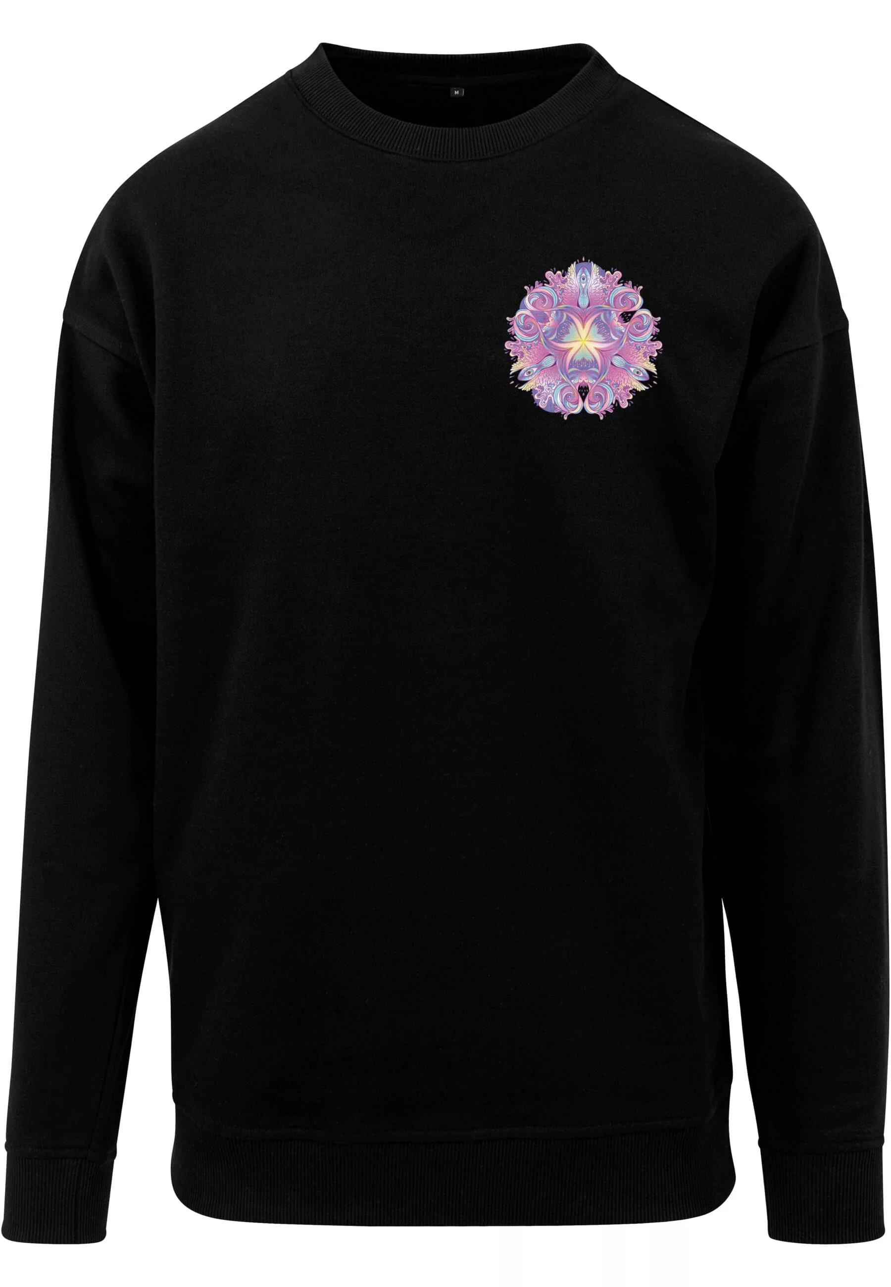 MisterTee Sweater "MisterTee Damen Ladies Psychadelic Mandala Crewneck", (1 günstig online kaufen