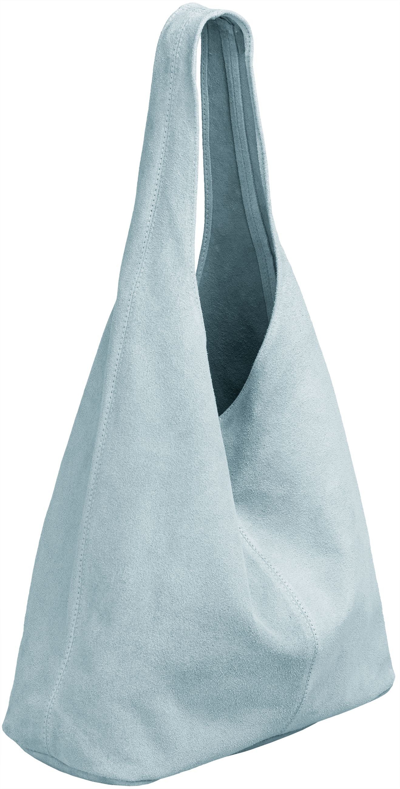 Caspar Schultertasche große Damen Wildleder Tasche günstig online kaufen