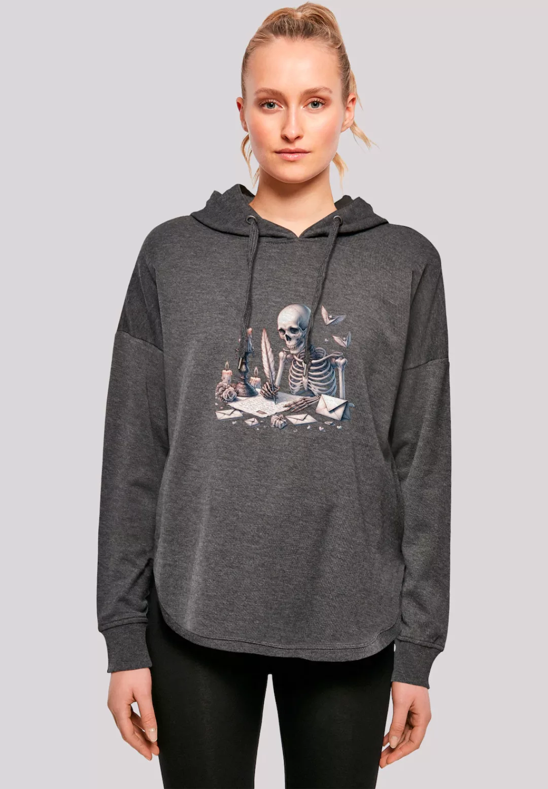 F4NT4STIC Kapuzenpullover "Skelett Liebesbrief Valentinstag", Premium Quali günstig online kaufen