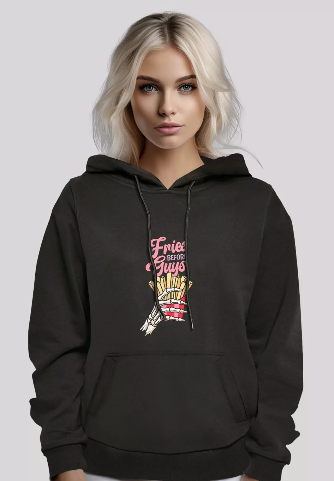 F4NT4STIC Kapuzenpullover "Anti Valentinstag Fries", Premium Qualität günstig online kaufen