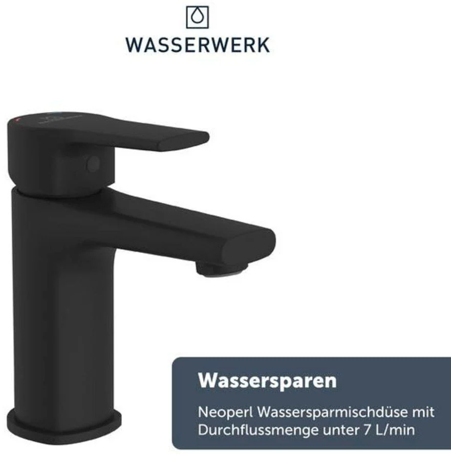 WASSERWERK Waschtischarmatur »WT 13«, inkl. Popup, wassersparend günstig online kaufen