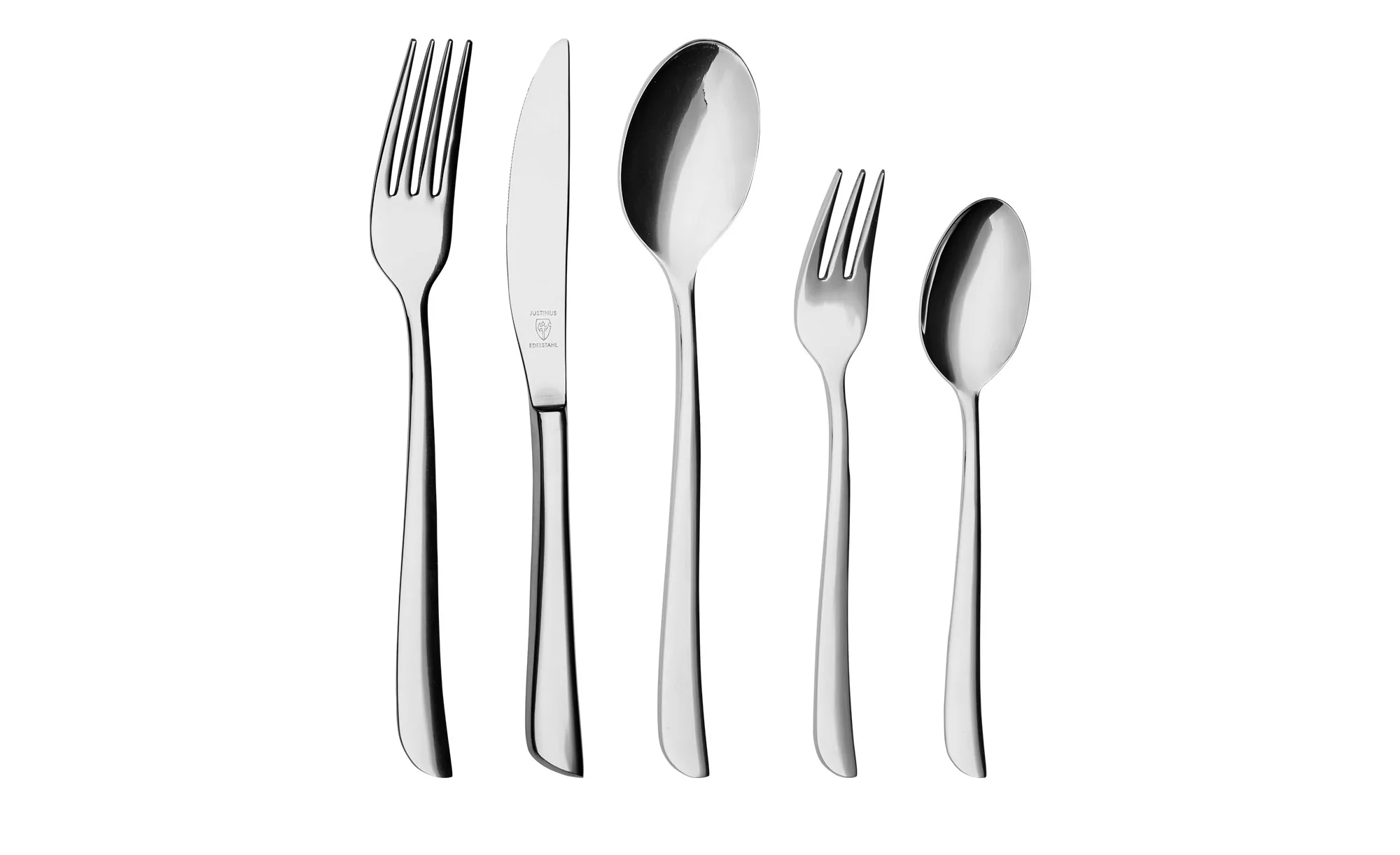 Justinus Besteckset, 60-teilig  Twist - silber - Edelstahl - Messer & Beste günstig online kaufen