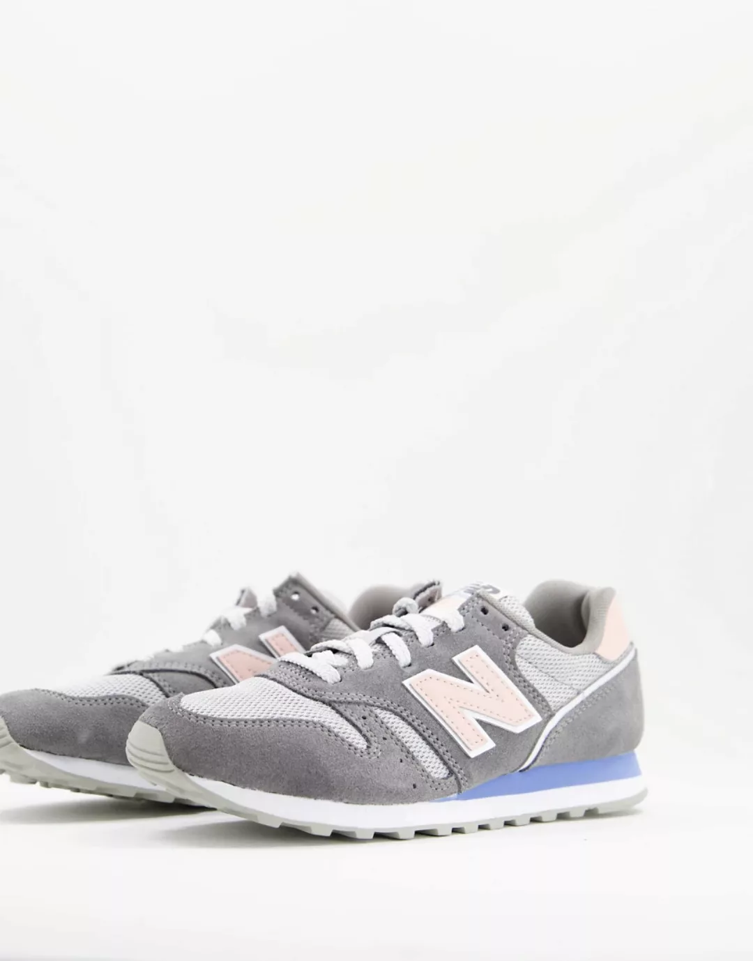 New Balance – 373 – Sneaker in Grau und Rosa günstig online kaufen