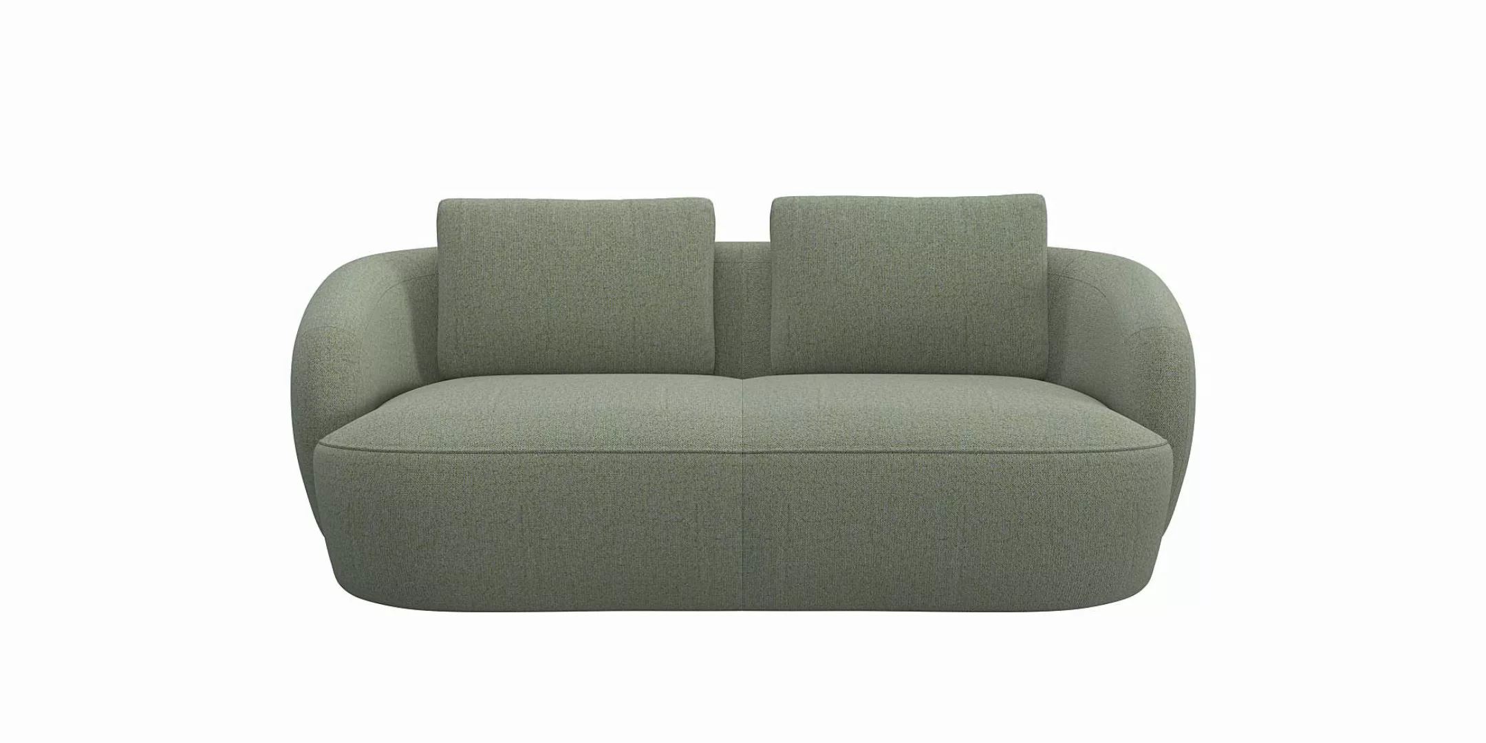 FLEXLUX 2,5-Sitzer »Torino, rund, Couch, Loveseat,«, Modernes, organisches günstig online kaufen