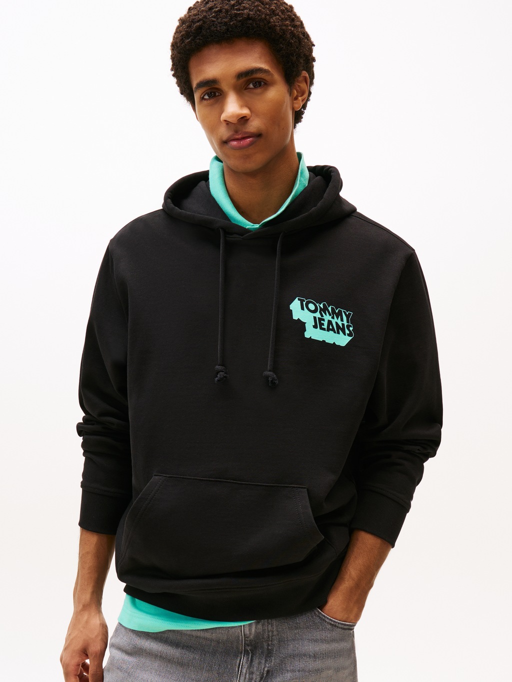 Tommy Jeans Kapuzensweatshirt "TJM STACK BACK LOGO HOODIE EXT", Mit Rundhal günstig online kaufen
