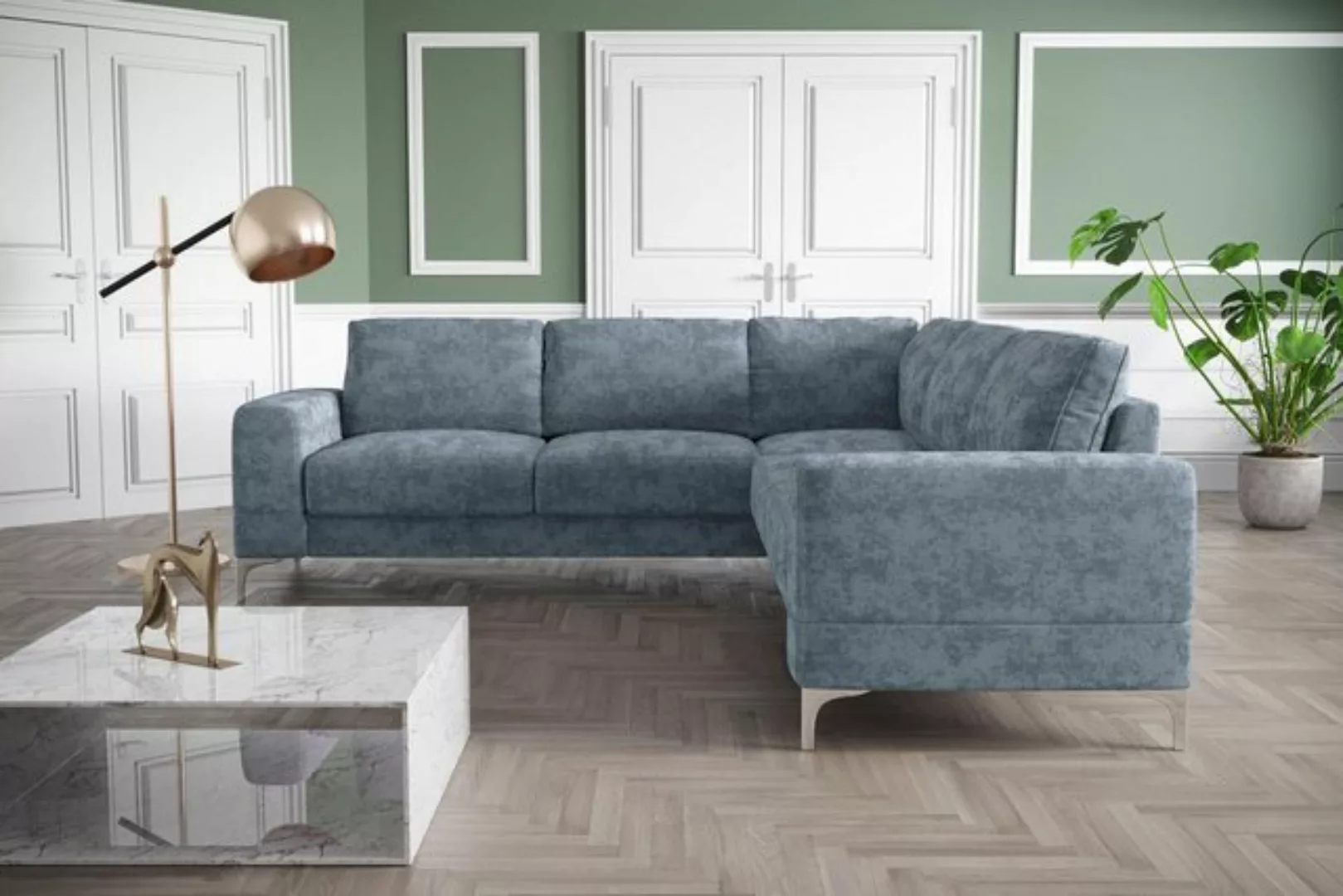 JVmoebel Ecksofa, Couch Ecksofa Textil Wohnzimmer Design Modern L-Form Türk günstig online kaufen