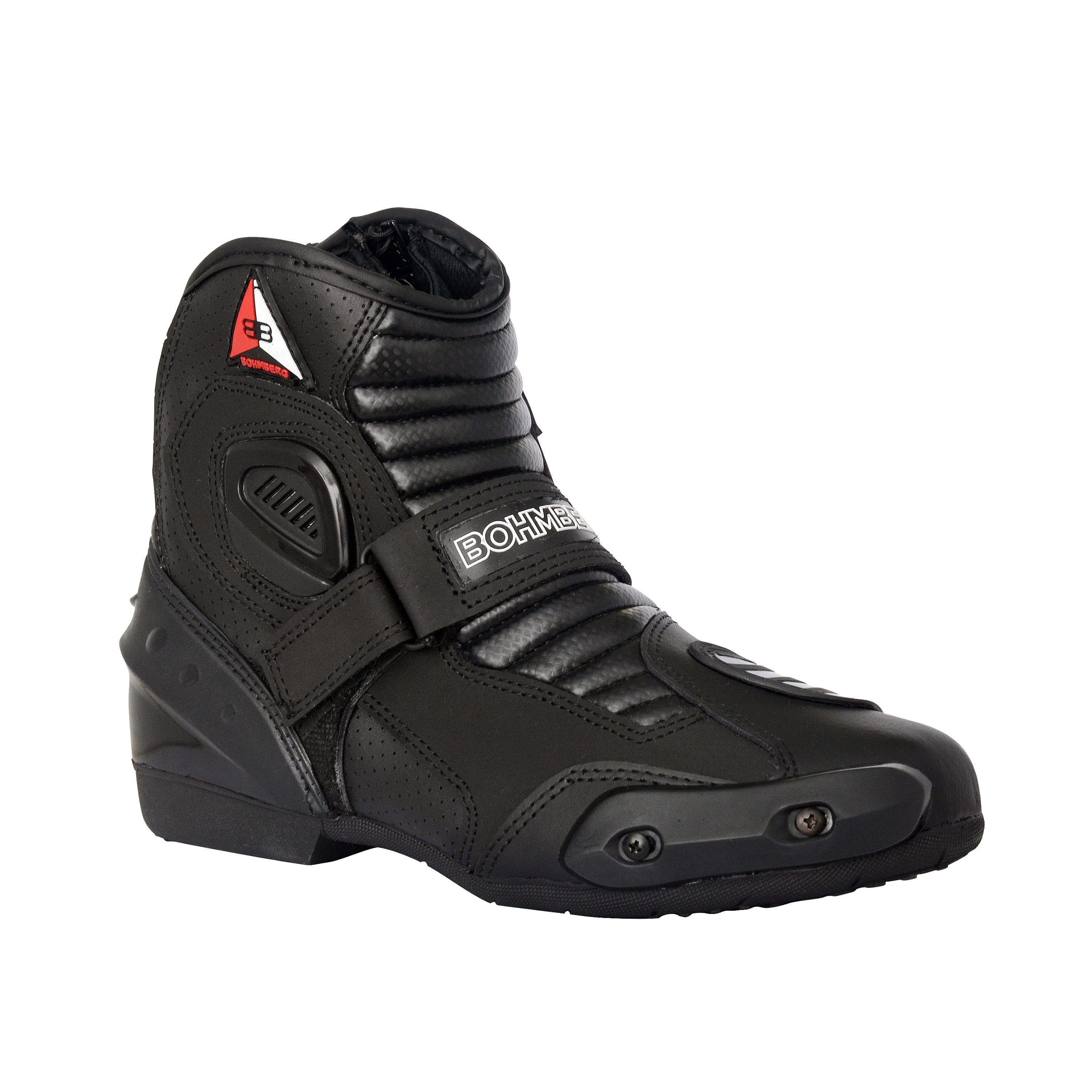 BOHMBERG Motorradstiefel aus echtem Leder / günstig online kaufen