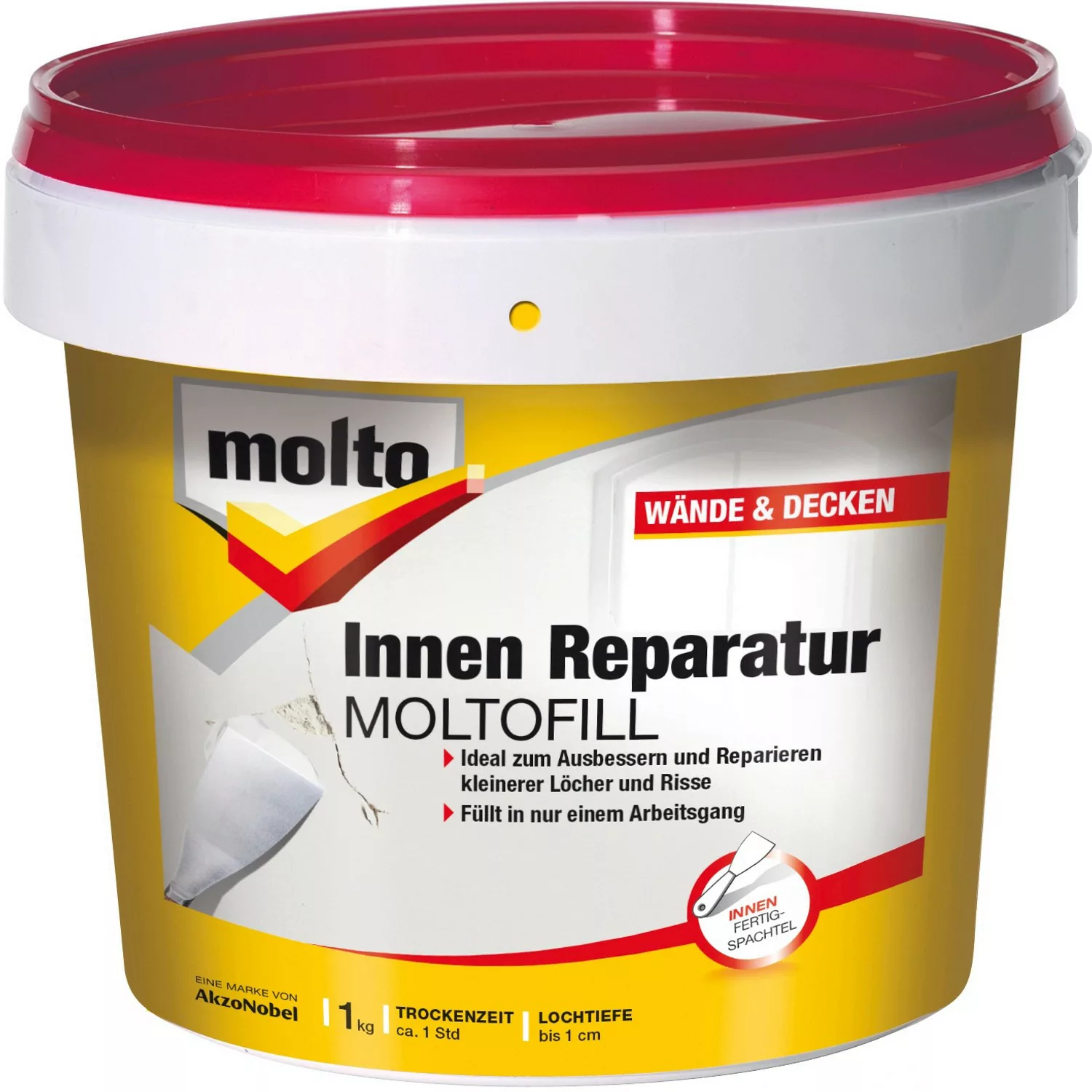 Molto Reparatur Moltofill Innen-Fertigspachtel 1 kg günstig online kaufen