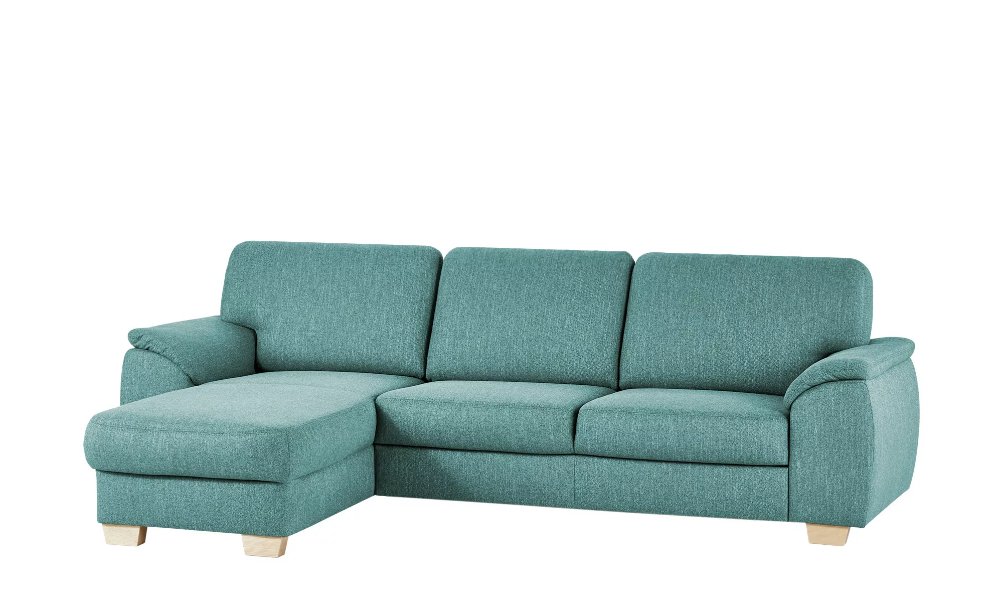 smart Ecksofa  Valencia ¦ türkis/petrol ¦ Maße (cm): B: 281 H: 90 T: 173.0 günstig online kaufen