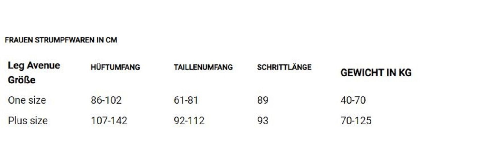 Leg Avenue Halterlose Strümpfe Halterlose Spitzen günstig online kaufen