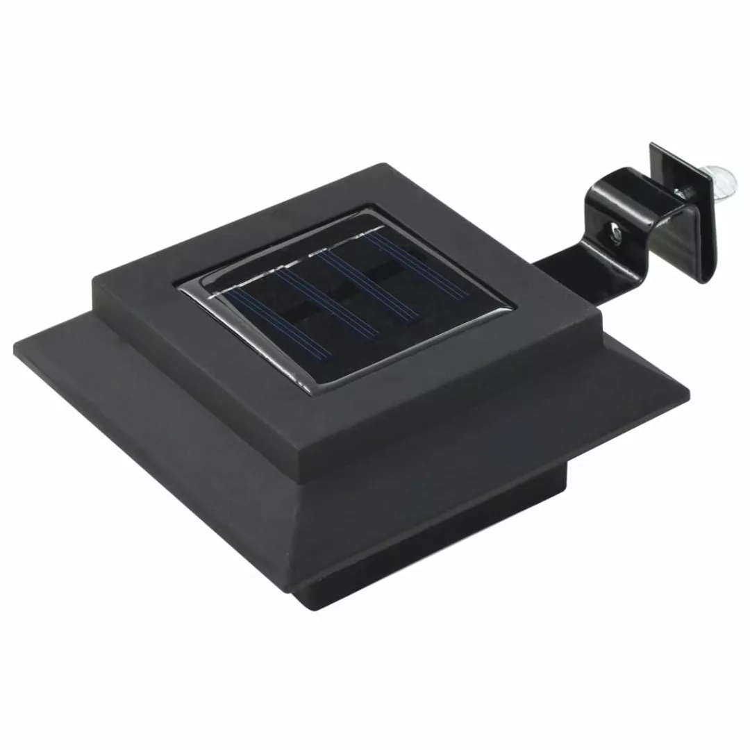 Outdoor Solarleuchten 6 Stück Led Quadratisch 12 Cm Schwarz günstig online kaufen