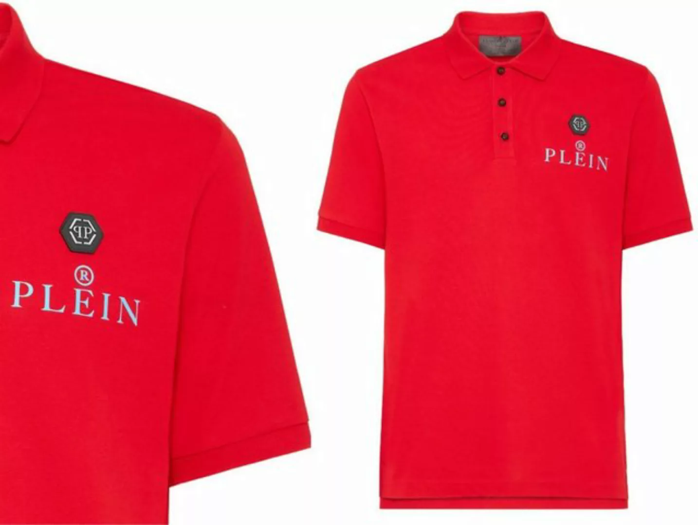 PHILIPP PLEIN Poloshirt PHILIPP PLEIN Polo Shirt Polohemd SS Patch Logo Hem günstig online kaufen