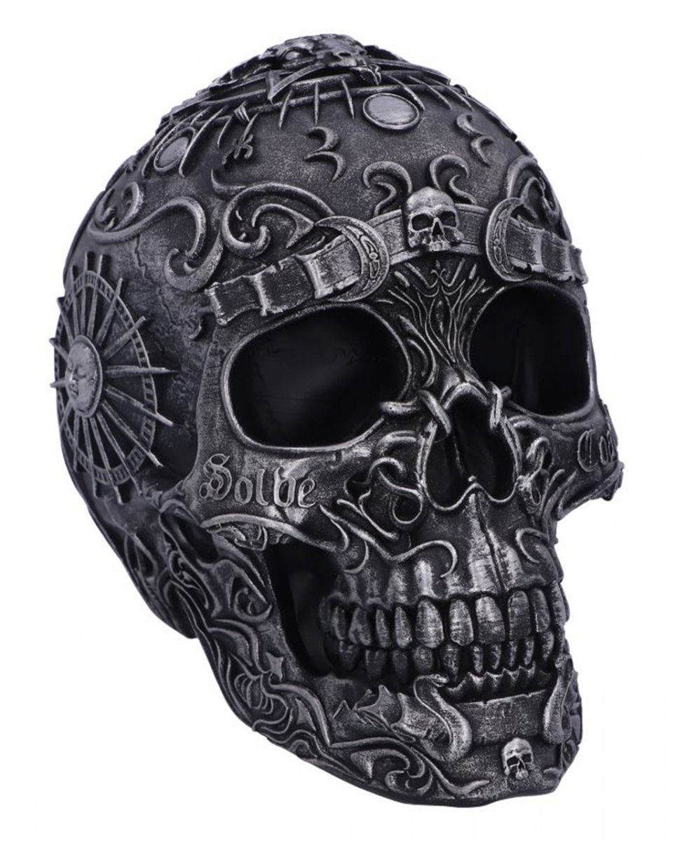 Horror-Shop Dekofigur Okkulter Totenkopf ",Baphomet's Worship" günstig online kaufen