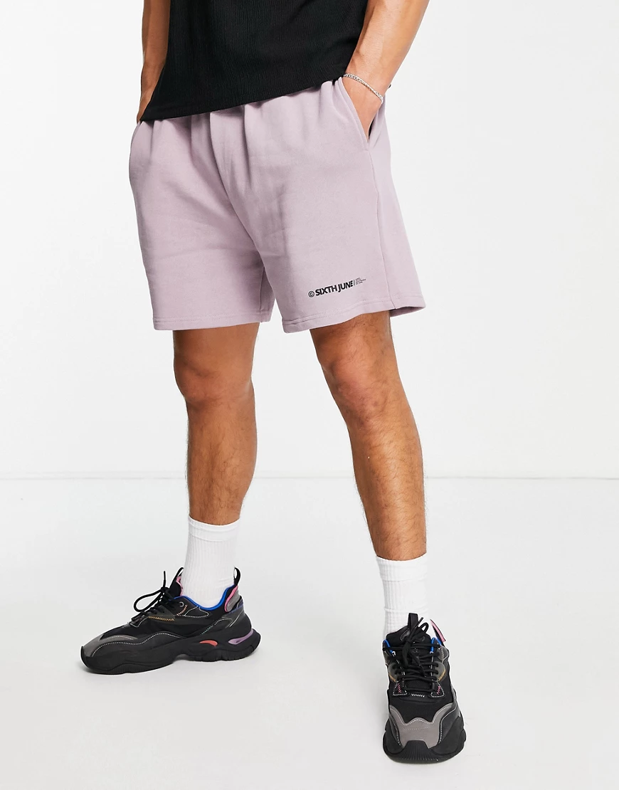 Sixth June – Jersey-Shorts in Fliederviolett, Kombiteil günstig online kaufen