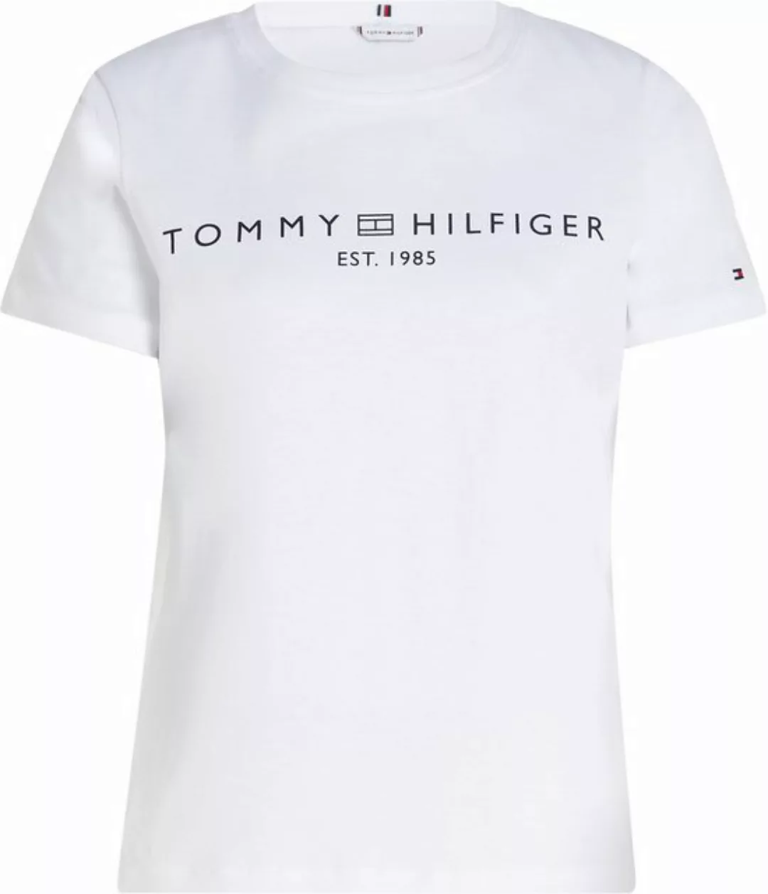 Tommy Hilfiger T-Shirt REG CORP LOGO C-NK SS mit Logoschriftzug günstig online kaufen