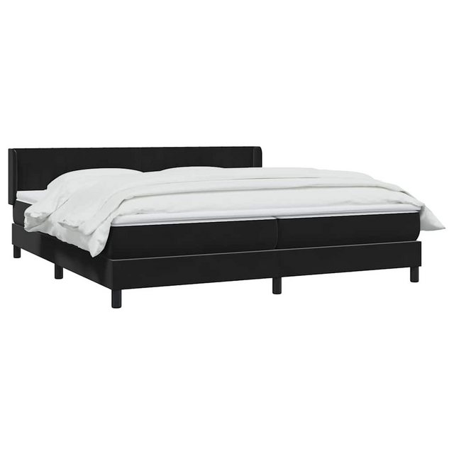 vidaXL Bett Boxspringbett mit Matratze Schwarz 180x220 cm Samt günstig online kaufen