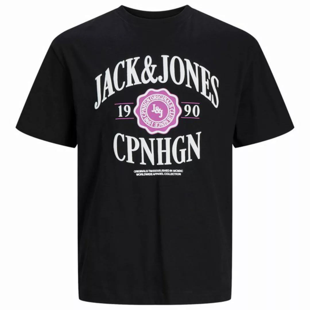 Jack & Jones Rundhalsshirt Jack&Jones T-Shirt XXL schwarz JORLUCCA BRANDING günstig online kaufen