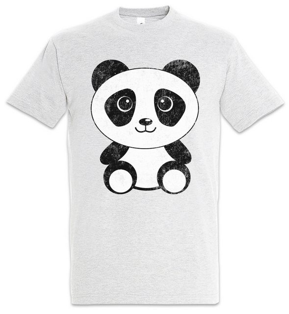 Urban Backwoods Print-Shirt Panda I Herren T-Shirt Comic Look Bear Bär Cuti günstig online kaufen