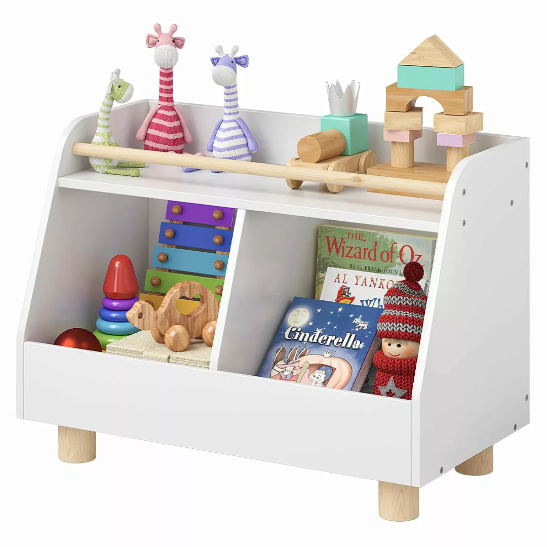 Bellabino Kinderregal Belly, Spielzeugregal weiß, 2 günstig online kaufen