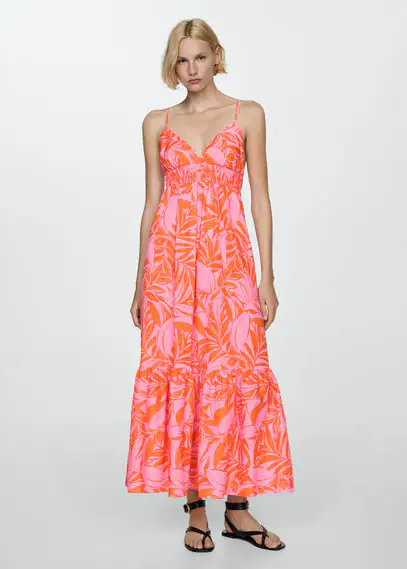Langes, bedrucktes Kleid günstig online kaufen