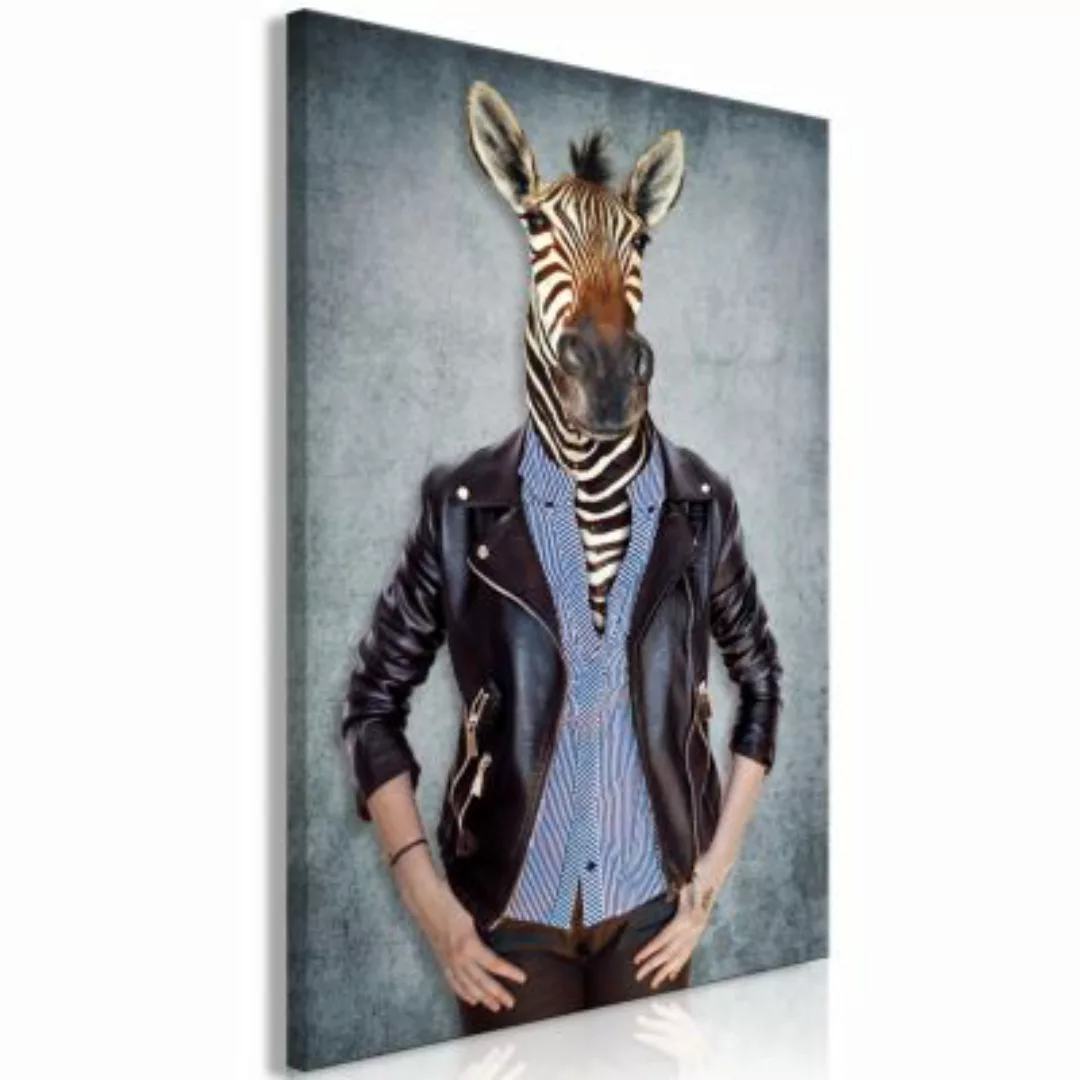 artgeist Wandbild Zebra Ewa (1 Part) Vertical mehrfarbig Gr. 40 x 60 günstig online kaufen