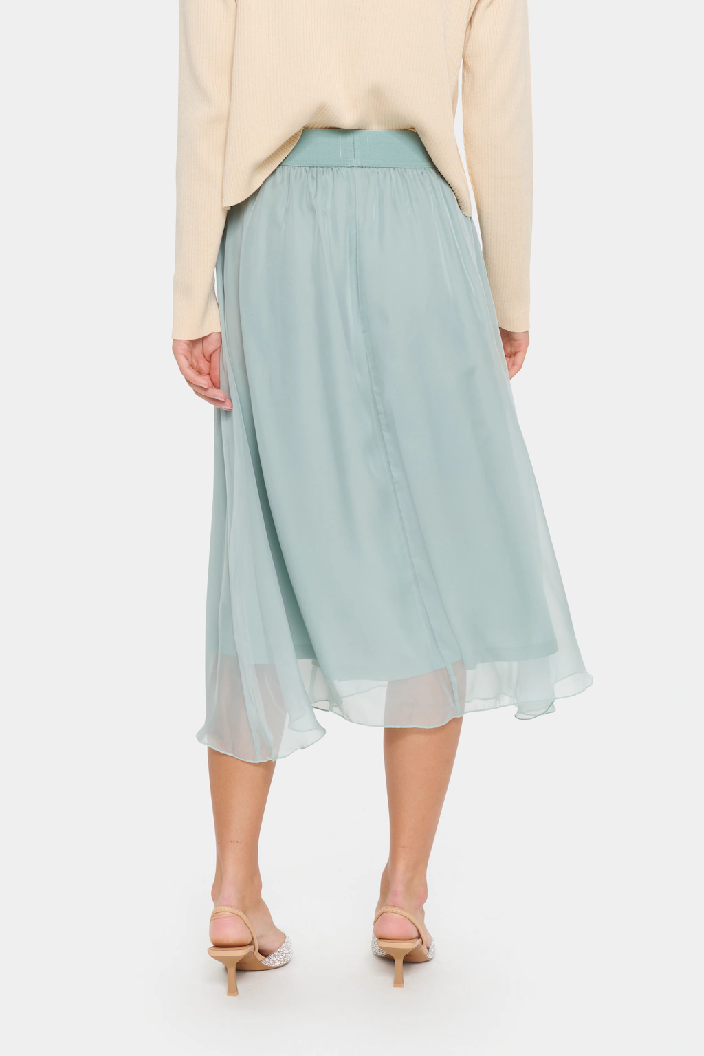 Saint Tropez Midirock "CoralSZ Skirt", aus Chiffon günstig online kaufen