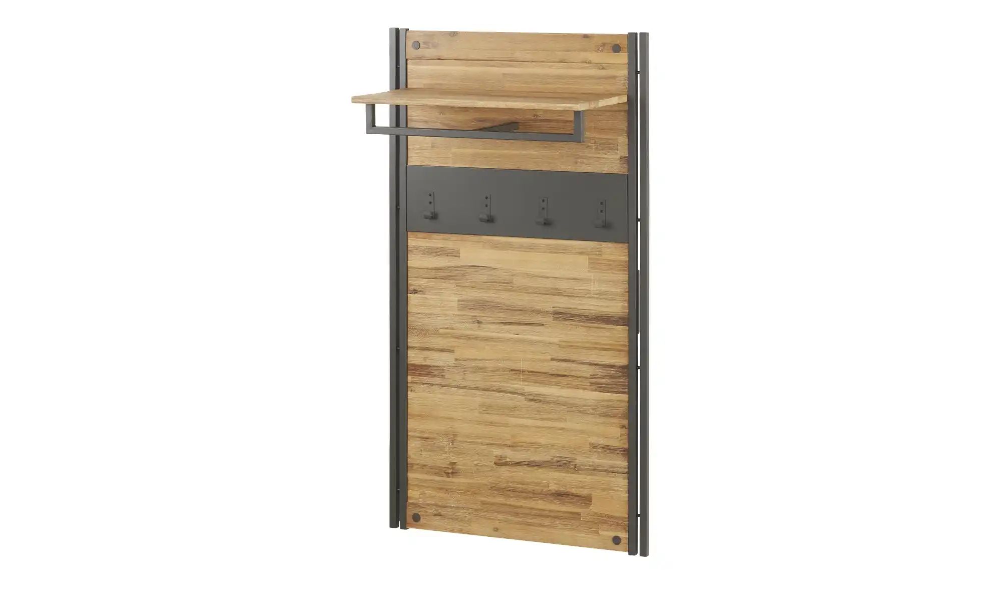 Garderobenpaneel  Detroit ¦ holzfarben ¦ Massivholz,Metall ¦ Maße (cm): B: günstig online kaufen