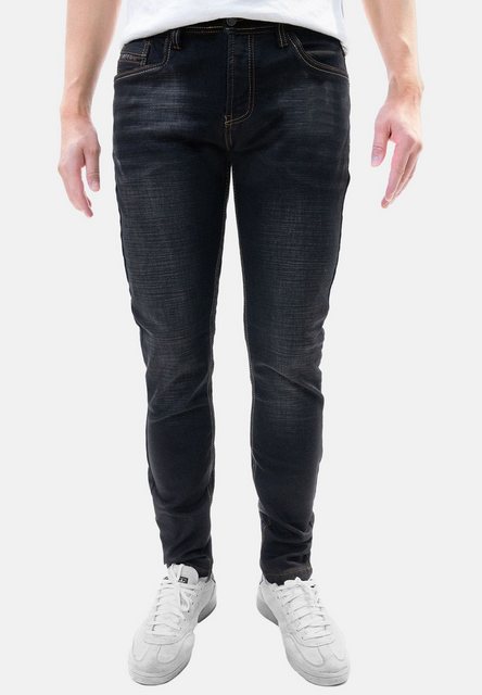 Jaylvis Regular-fit-Jeans Regular Denim Jeans mit Stretch und Kontrastnähte günstig online kaufen