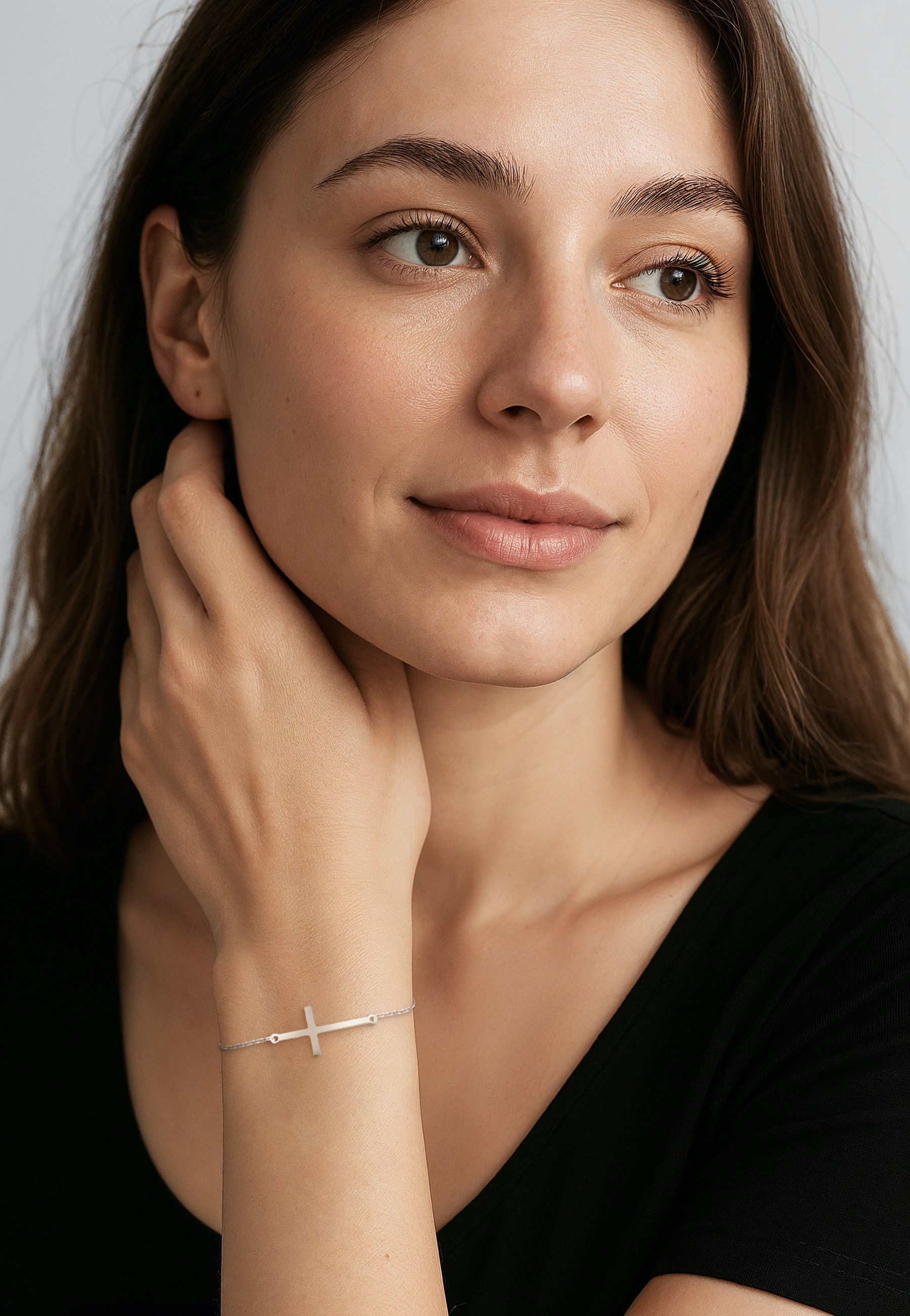 Sofia Milani Armband Kreuz (Armband), 925 günstig online kaufen