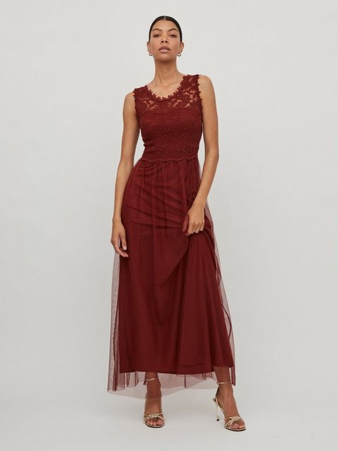 Vila Shirtkleid Langes Maxi Kleid Abschluss Ball Dress VILYNNEA (lang) VILY günstig online kaufen