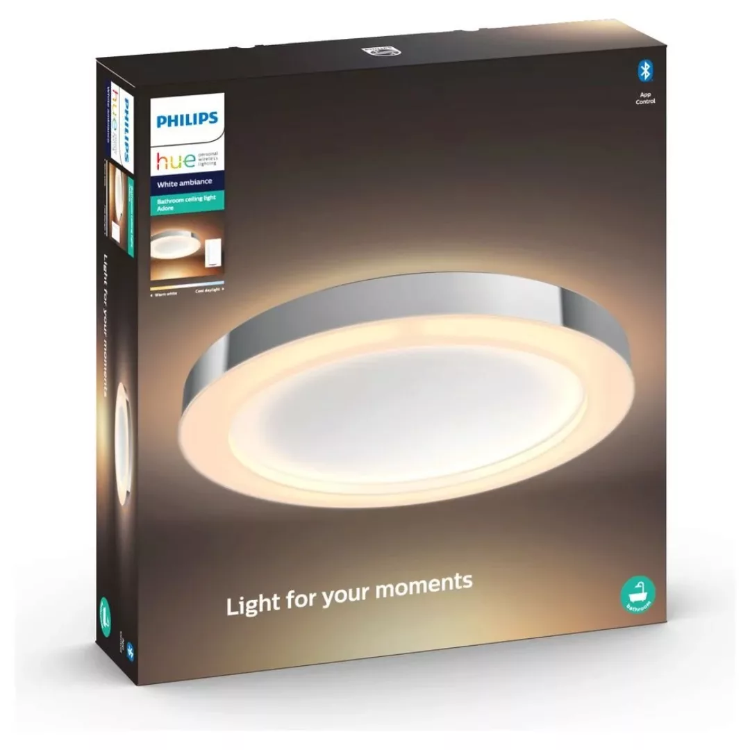 Philips Hue White Ambiance Adore Bad-Deckenlampe günstig online kaufen