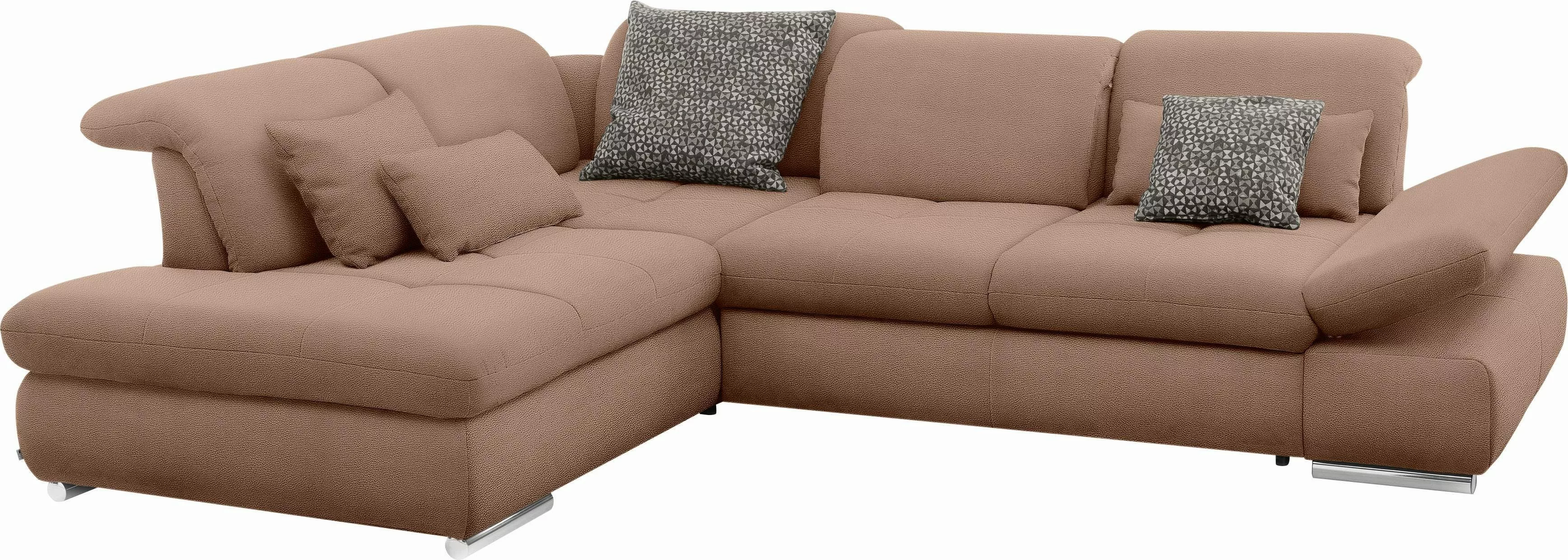 set one by Musterring Ecksofa "SO 4100 mit komfortablen Federkern und Kopft günstig online kaufen