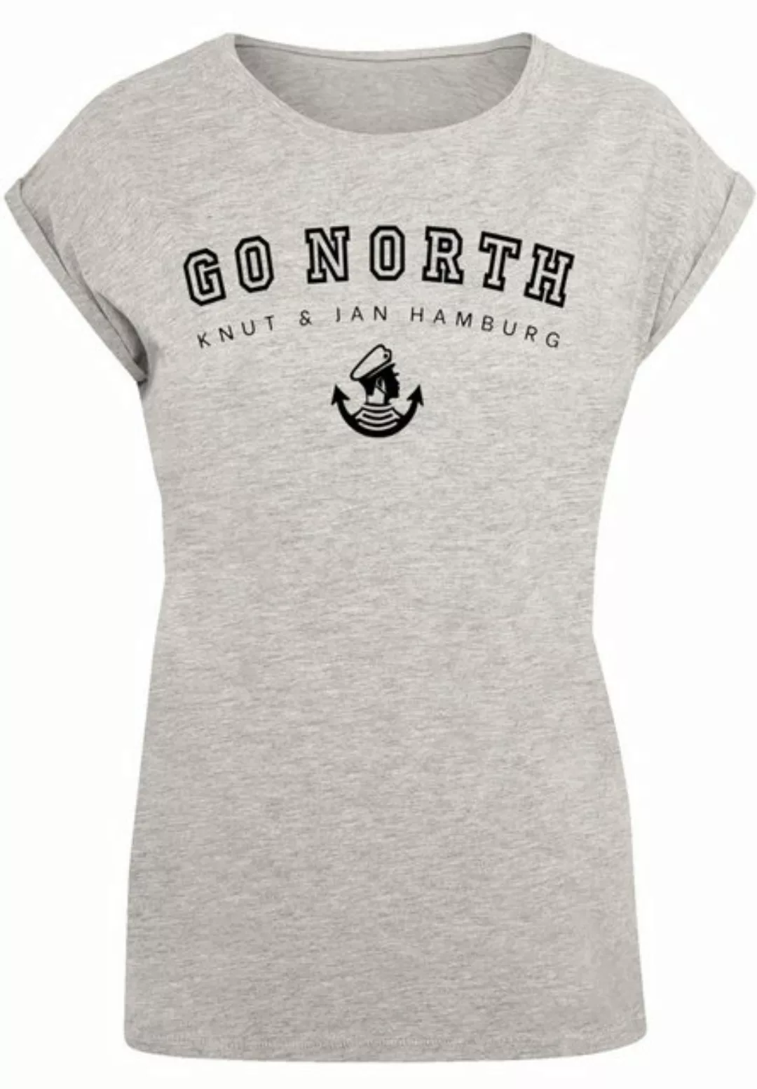 F4NT4STIC T-Shirt Go North Knut & Jan Hamburg Print günstig online kaufen