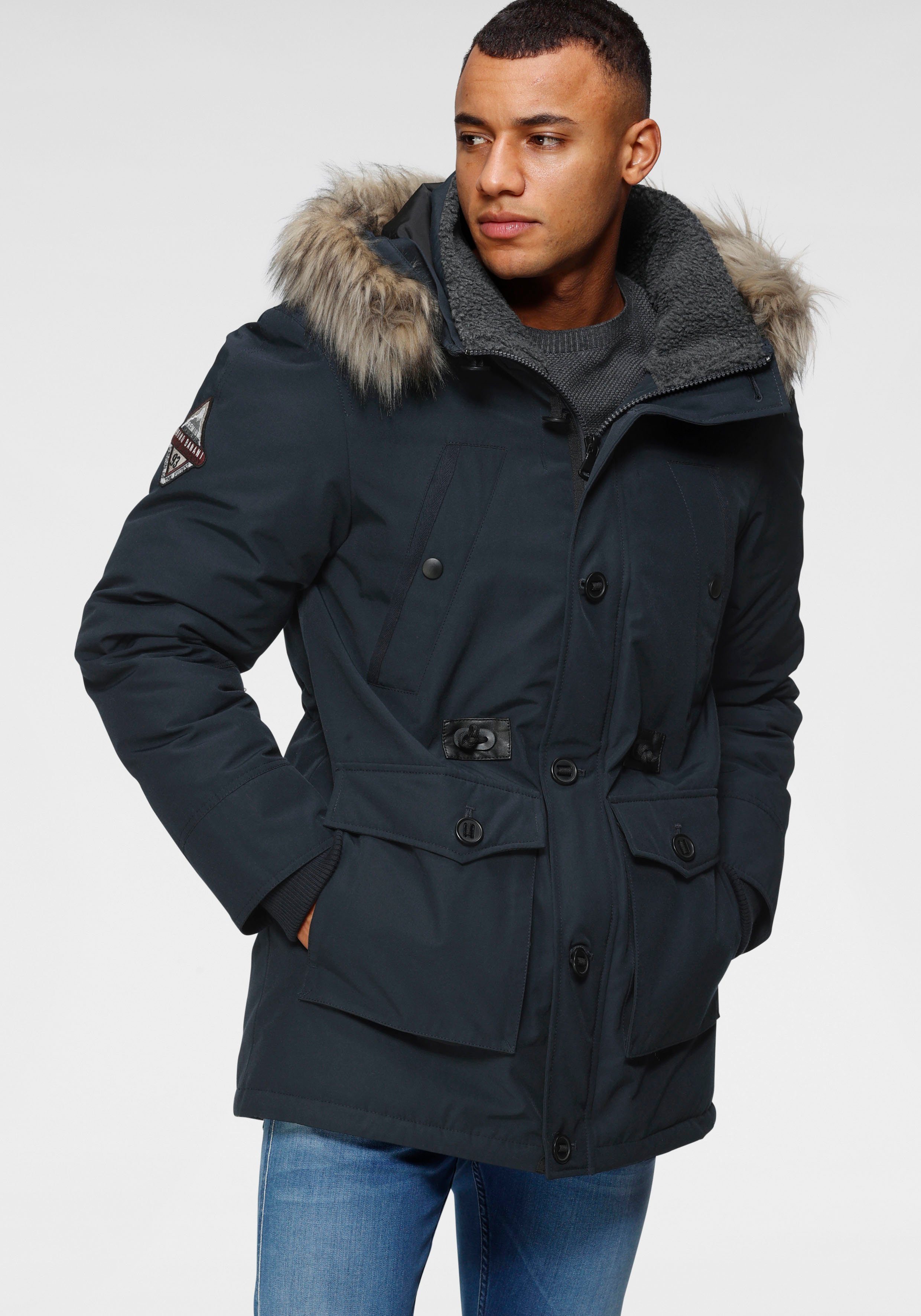 Bruno Banani Parka strapazierfähiges Material, abnehmbare günstig online kaufen