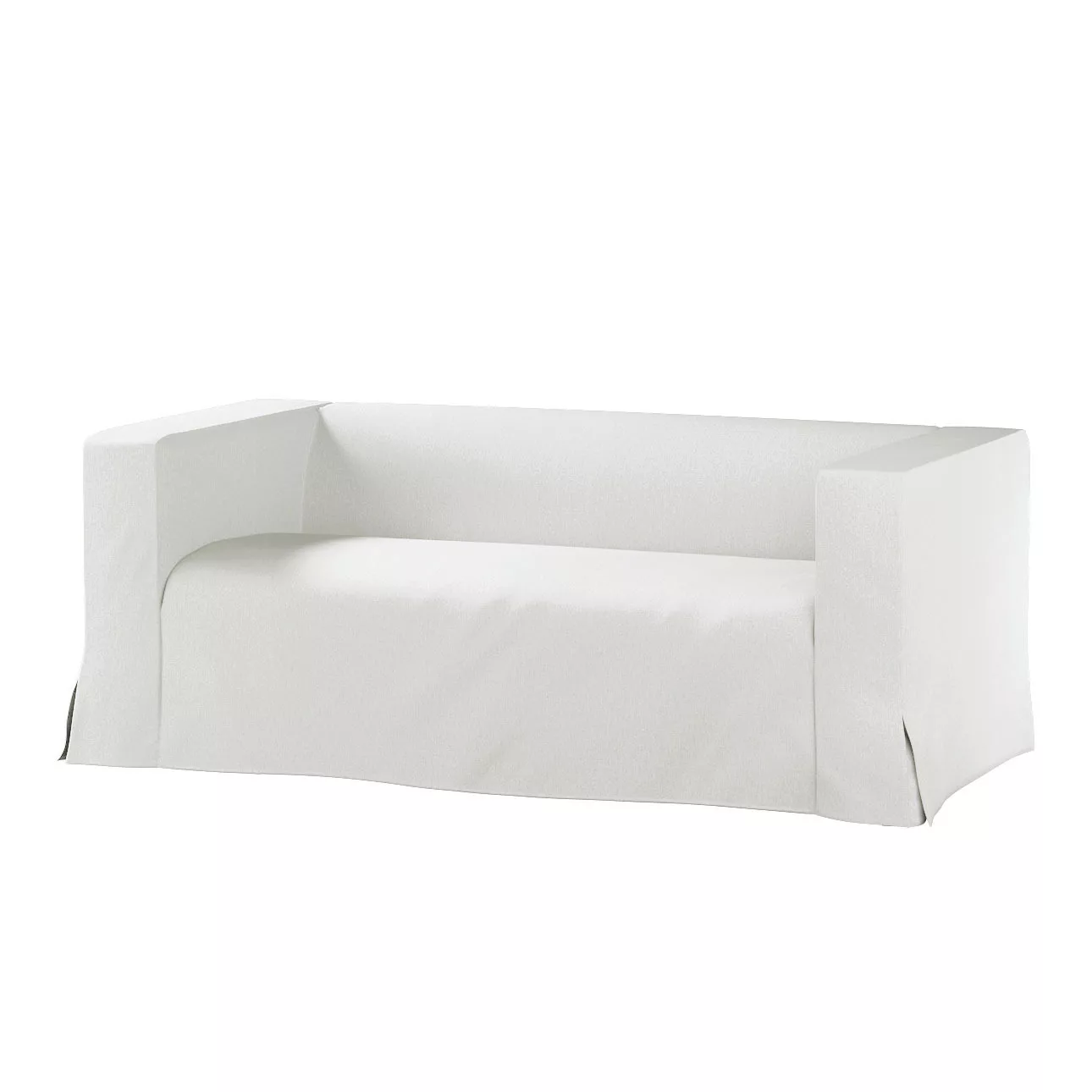 Bezug für Klippan 2-Sitzer Sofa, lang mit Kellerfalte, creme, Klippan 2-er, günstig online kaufen