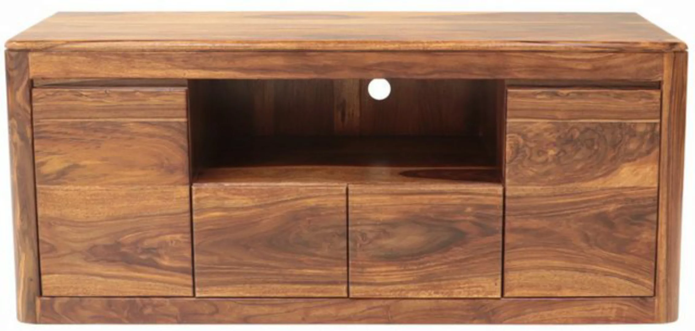 Indischesmoebelhausde TV-Schrank Fernsehtisch Tina 140x60x45 aus Sheesham-M günstig online kaufen