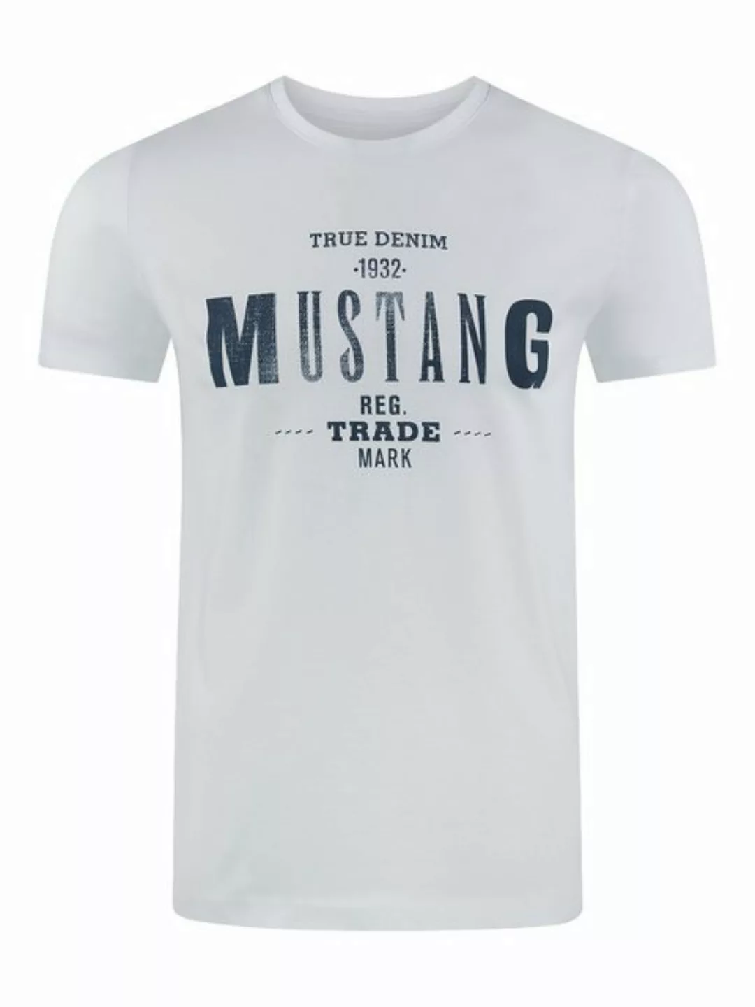 MUSTANG Tshirt Herren Baumwolle Regular Fit 4er Pack günstig online kaufen