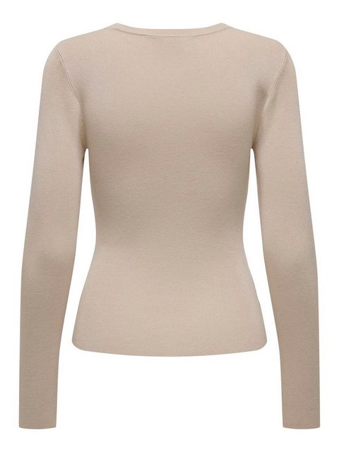 JDY Strickpullover - Langarmtop einfarbig - Langarmshirt Slim Fit uni günstig online kaufen