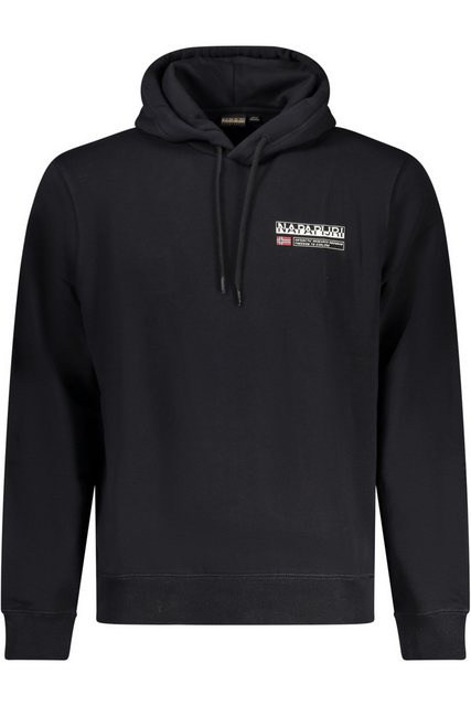 Napapijri Sweatshirt Herren Schwarzes Langarm-Kapuzenpullover: Stilvoll günstig online kaufen