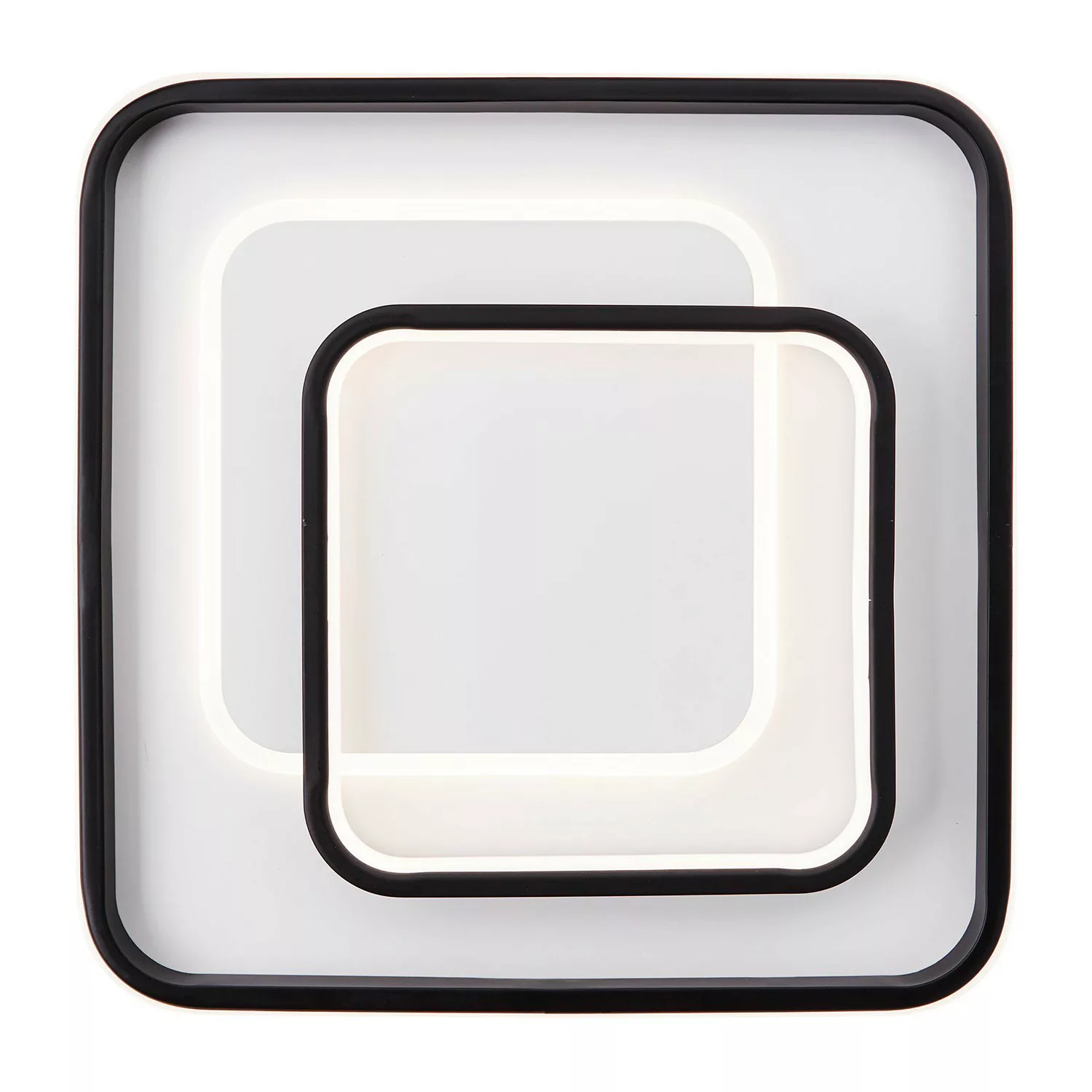 LED Deckenleuchte Cava in Weiß und Schwarz 3x 14W 5400lm 3000K günstig online kaufen