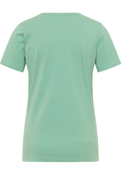 Kurzarm T-shirt "T-shirt With Square Slim Straw Print" günstig online kaufen