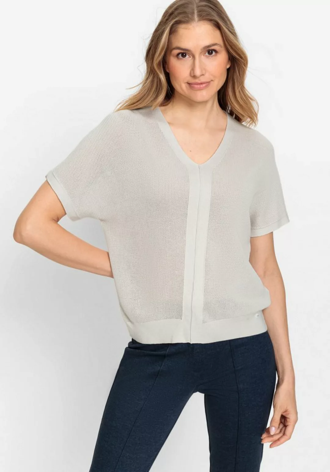 Olsen Strickpullover Pullover Short Sleeves günstig online kaufen