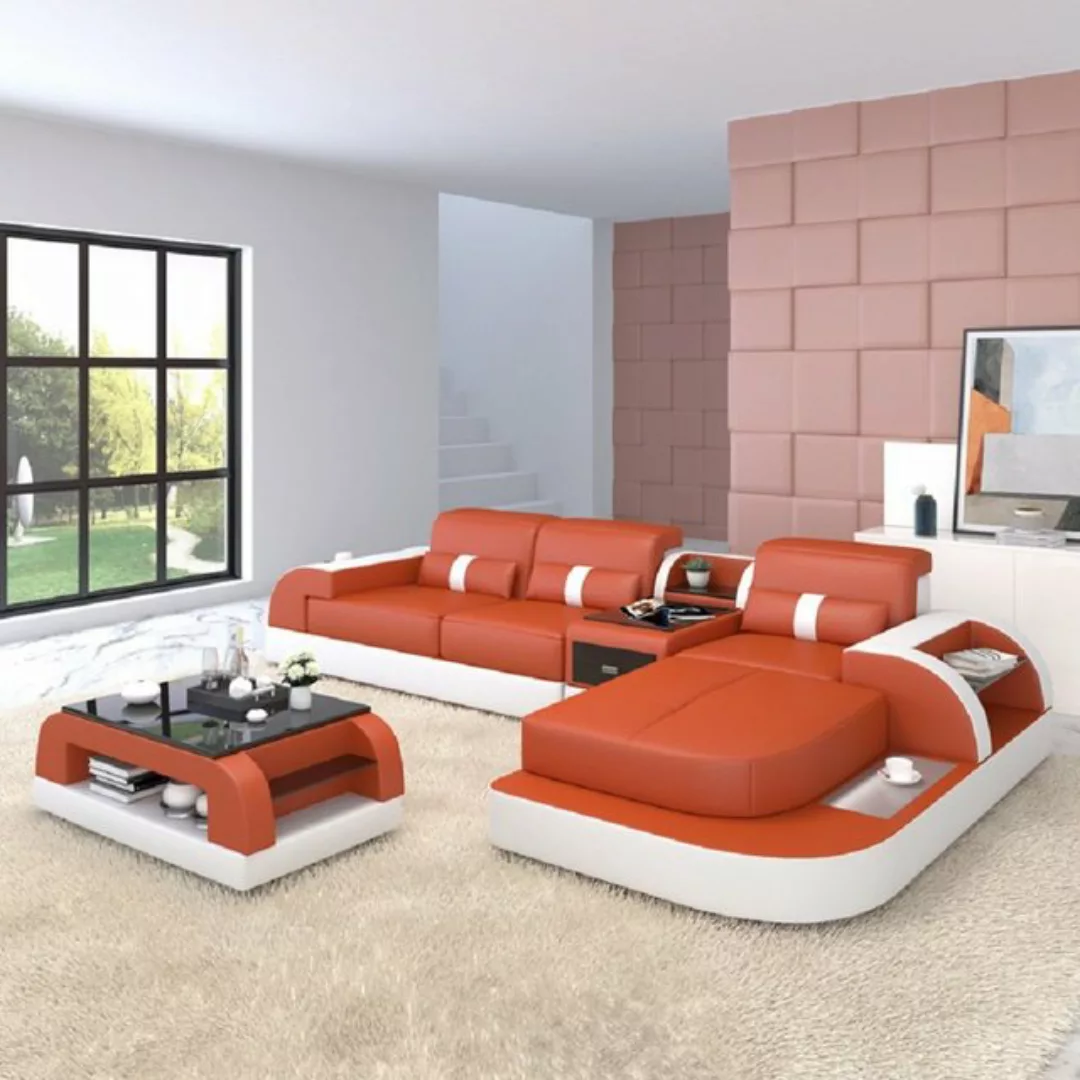 JVmoebel Ecksofa Ecksofa L Form Wohnlandschaft Sofa Couch Polster Ecke, Mad günstig online kaufen