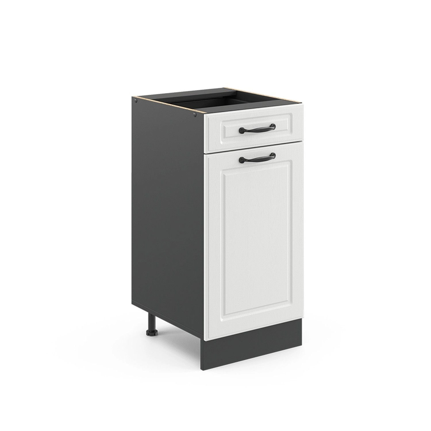 Vicco Unterschrank R-Line, Weiß Landhaus/Anthrazit, 40 günstig online kaufen