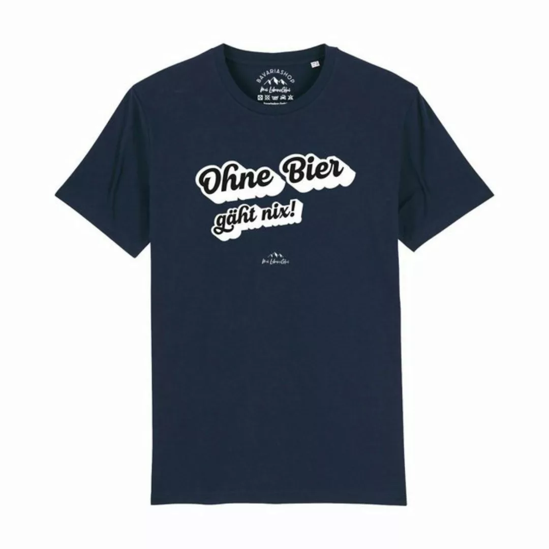 Bavariashop T-Shirt Herren T-Shirt "Ohne Bier gäht nix! günstig online kaufen