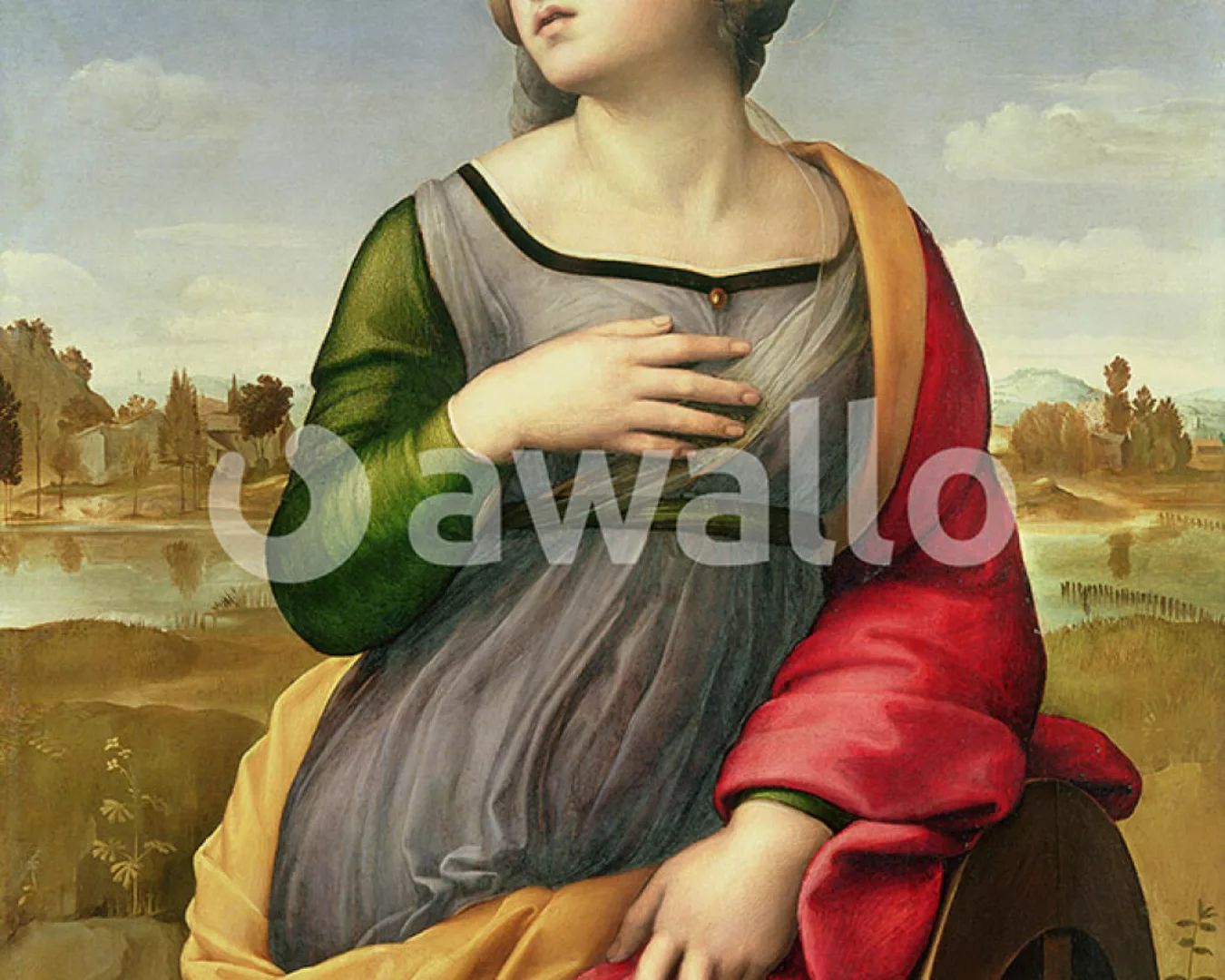 Fototapete "Saint Catherine von Alexandria" 1,90x2,50 m / Strukturvlies Kla günstig online kaufen