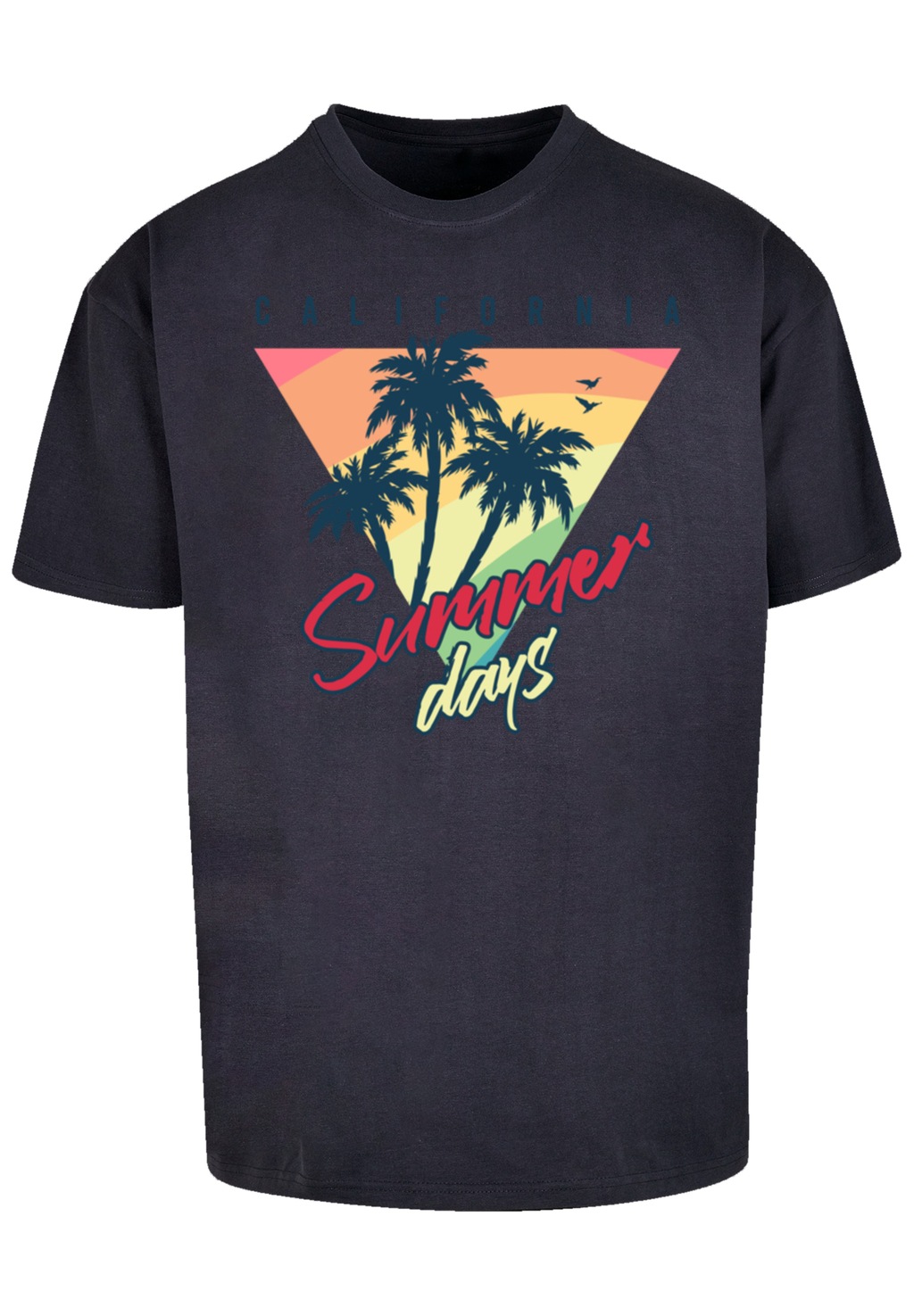 F4NT4STIC T-Shirt "California Palmen Retro", Premium Qualität günstig online kaufen