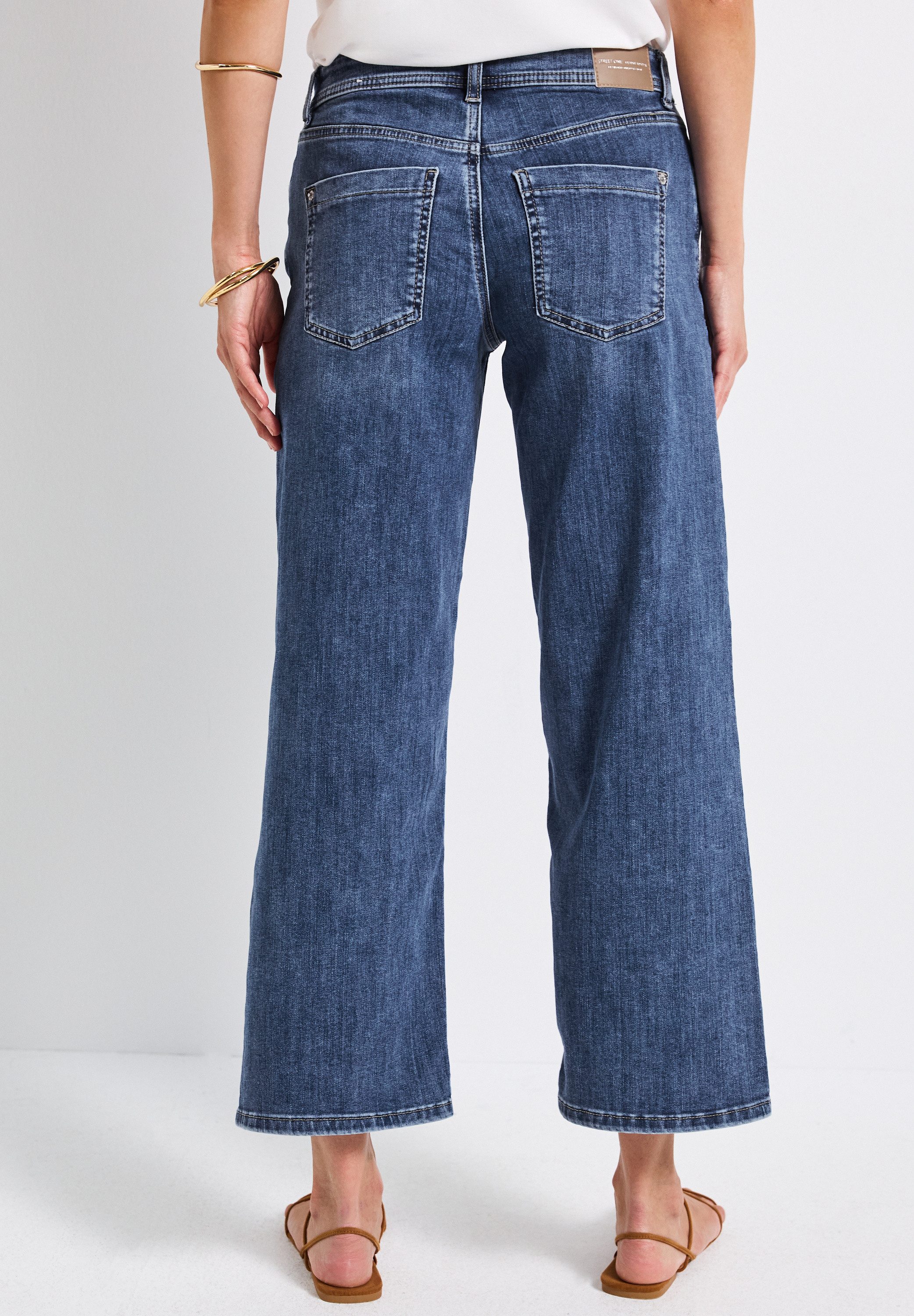 STREET ONE Weite Jeans im Five-Pocket günstig online kaufen