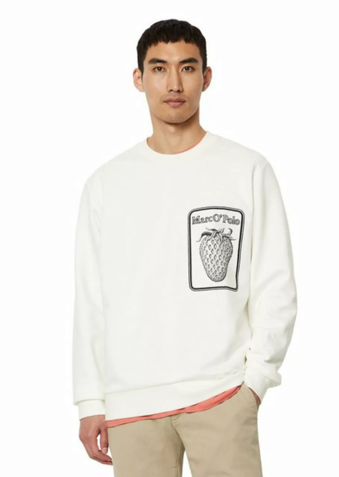 Marc O'Polo Sweatshirt mit Vintage-Print günstig online kaufen