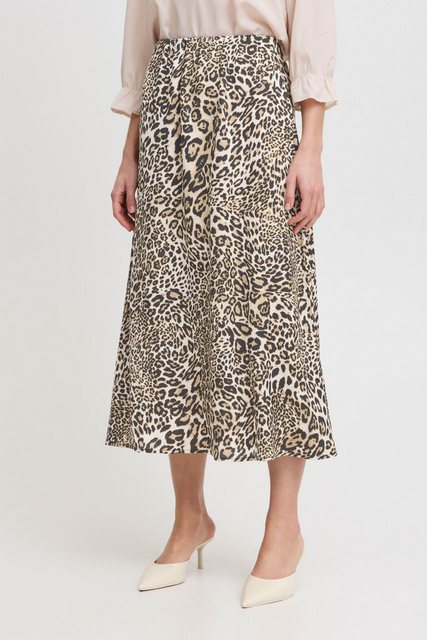 b.young A-Linien-Rock BYICAT SKIRT - A-Linien-Rock mit Leo-Print günstig online kaufen